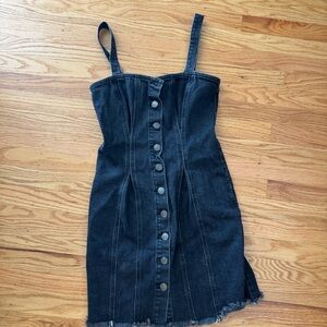 Current/Elliott Black Denim Dress